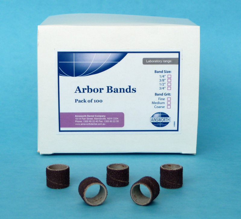 Arbor Bands 1/4 Med (100)