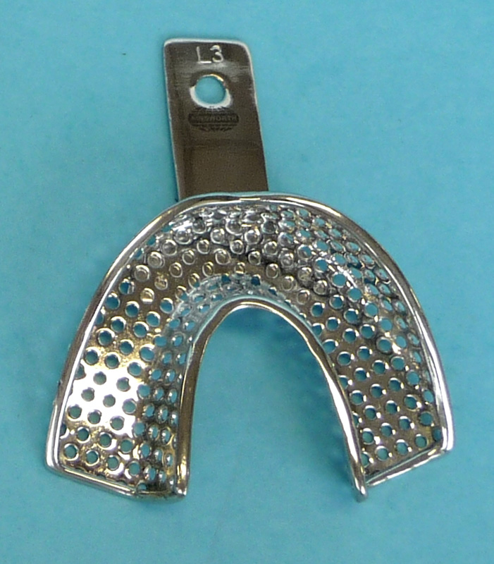 Impression Tray Perf Large Lower Stainless Steel