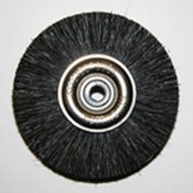 Attenborough Stiff Black Brush, Metal Centre, 47mm, P