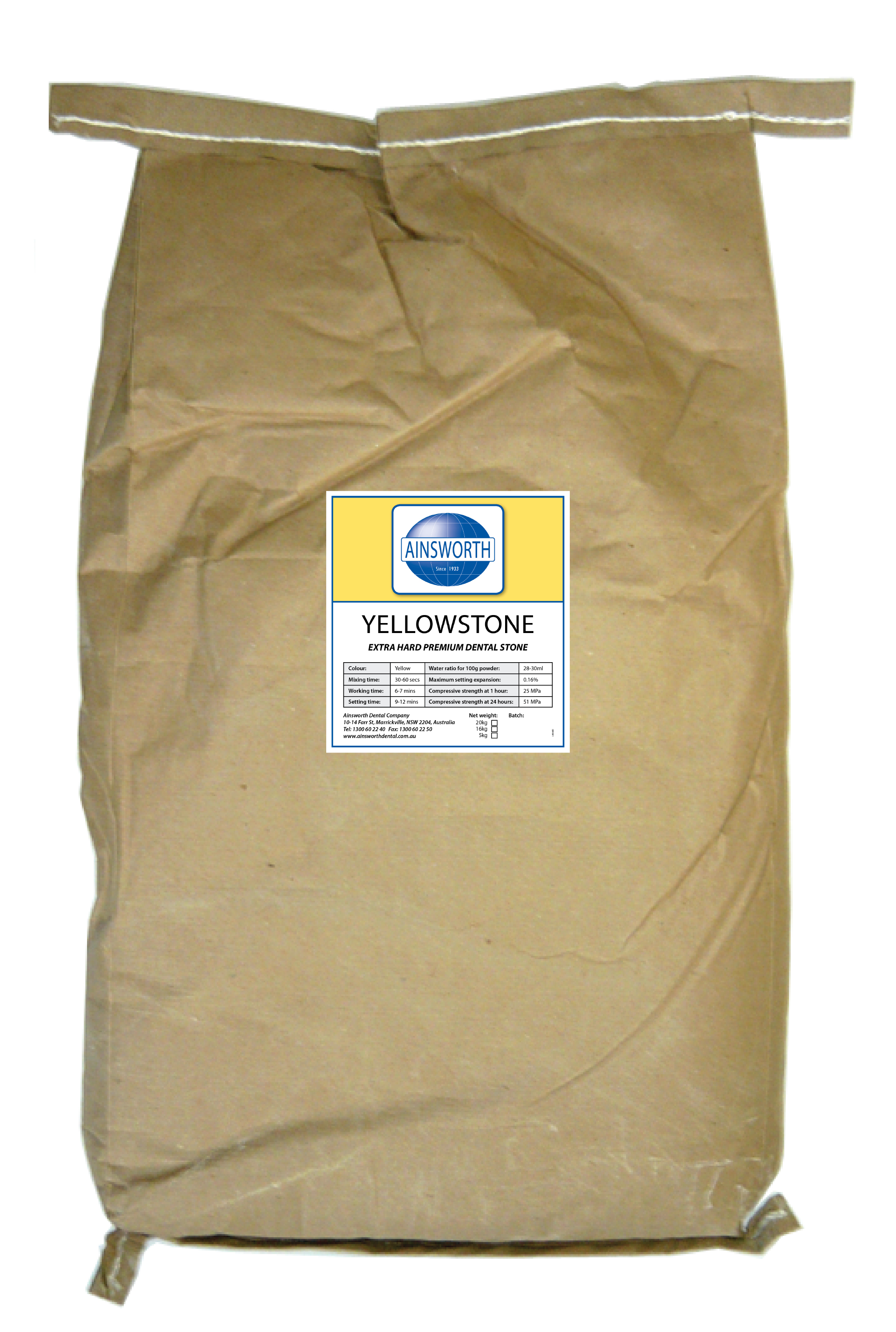 Ainsworth Yellowstone 20Kg Bag