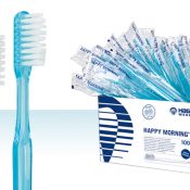 Happy Morning Toothbrush with toothpaste